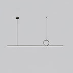 Centre Loop Linear Pendant Lamp