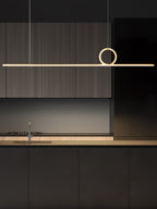 Centre Loop Linear Pendant Lamp