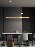 Centre Loop Linear Pendant Lamp