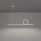 Centre Loop Linear Pendant Lamp