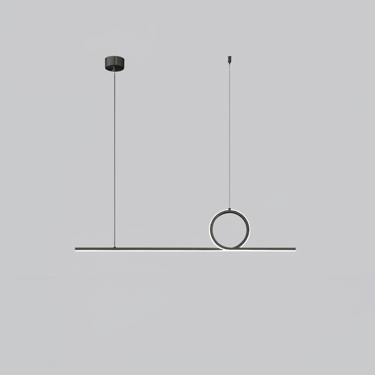 Centre Loop Linear Pendant Lamp