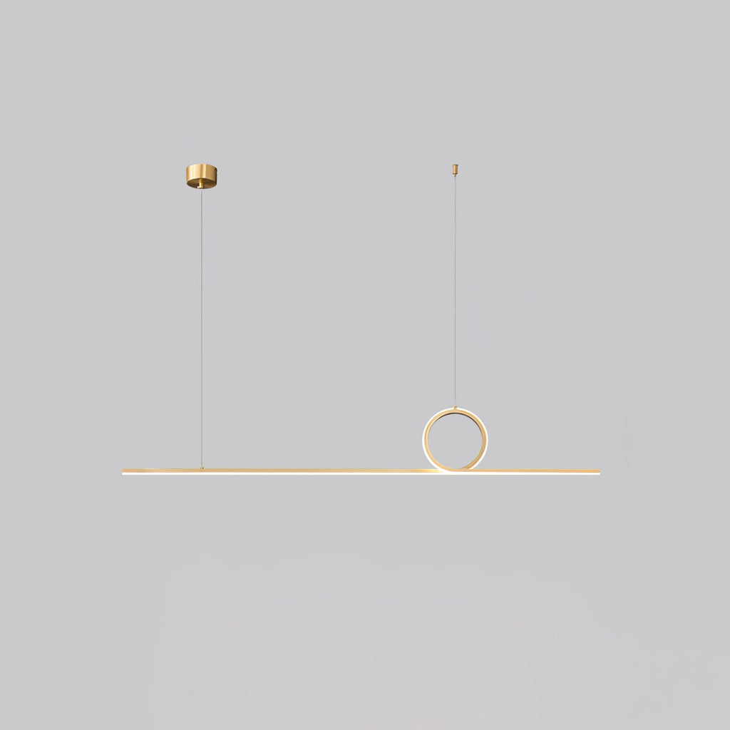 Centre Loop Linear Pendant Lamp