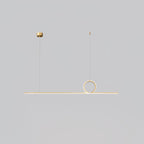 Centre Loop Linear Pendant Lamp