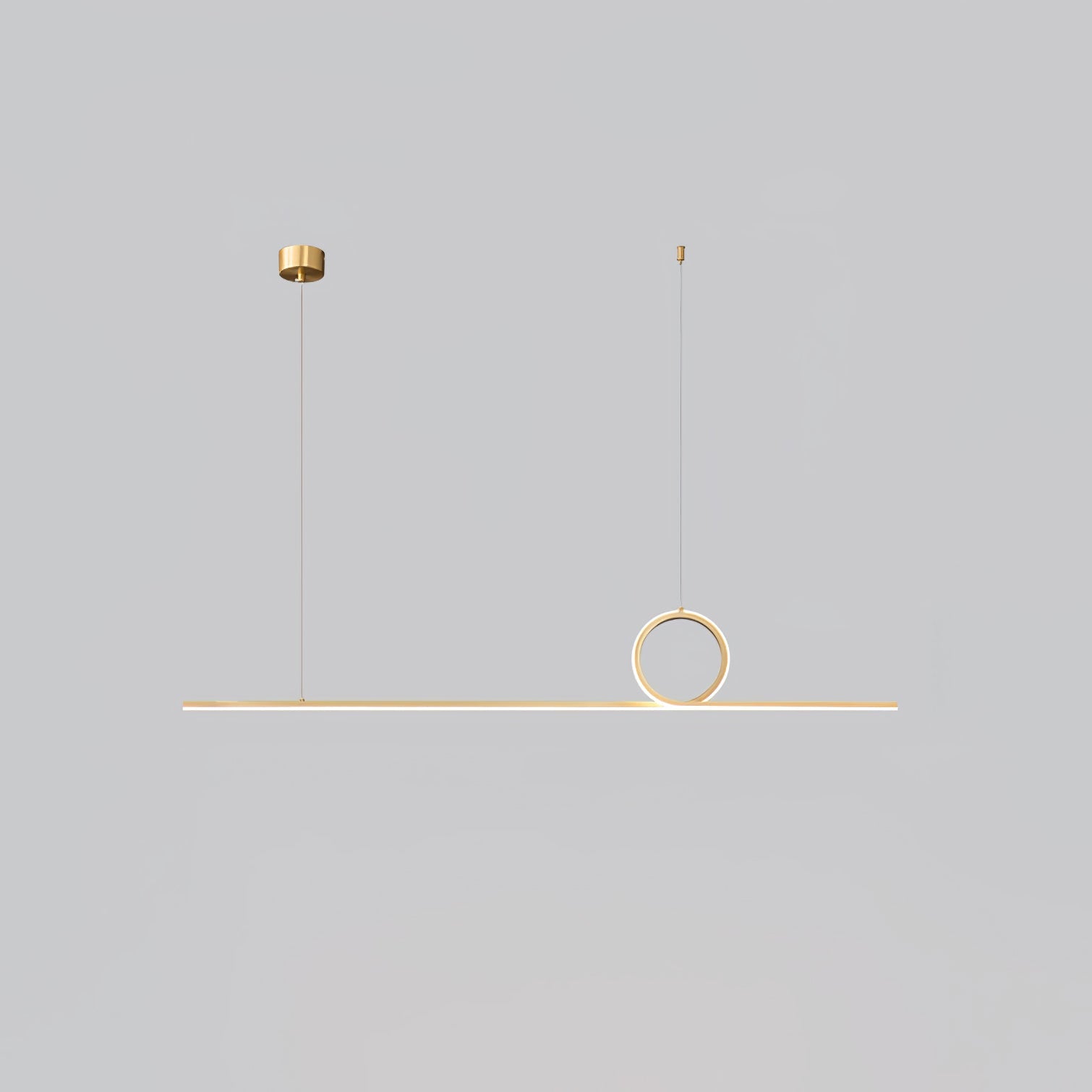 Centre Loop Linear Pendant Lamp