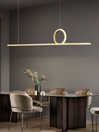 Centre Loop Linear Pendant Lamp