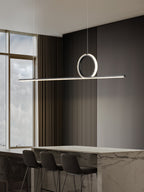 Centre Loop Linear Pendant Lamp