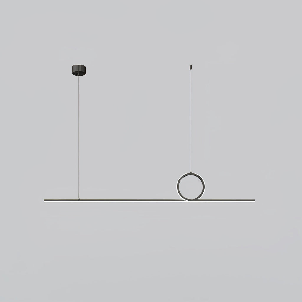 Centre Loop Linear Pendant Lamp