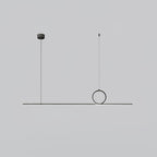 Centre Loop Linear Pendant Lamp