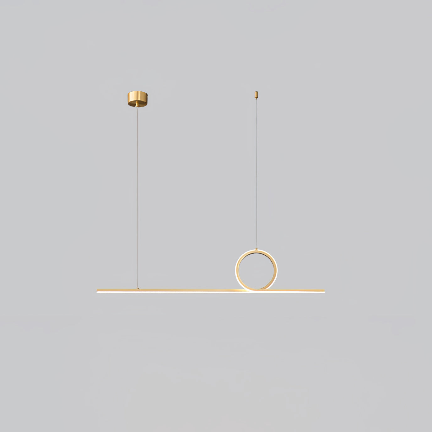 Centre Loop Linear Pendant Lamp