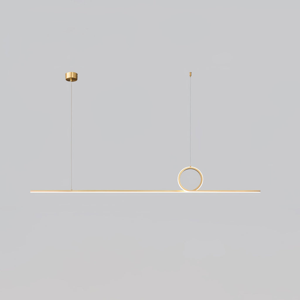 Centre Loop Linear Pendant Lamp