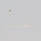 Centre Loop Linear Pendant Lamp