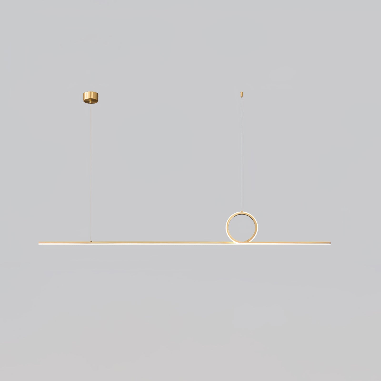 Centre Loop Linear Pendant Lamp