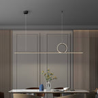 Centre Loop Linear Pendant Lamp