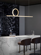 Centre Loop Linear Pendant Lamp