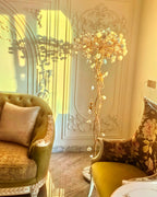 Ceramic Flower Floor Lamp