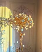 Ceramic Flower Floor Lamp