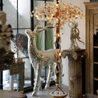 Ceramic Flower Floor Lamp