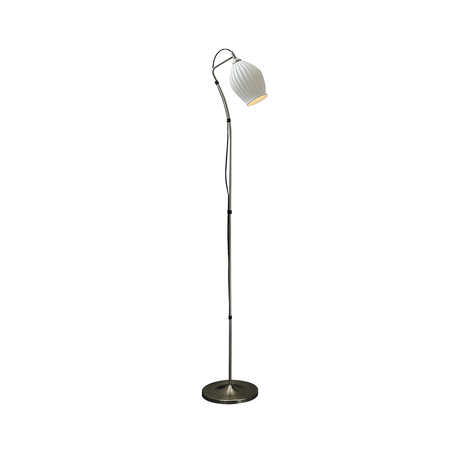 Ceramic Ribbed Floor Lamp
