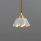Ceramics Floral Pendant Light
