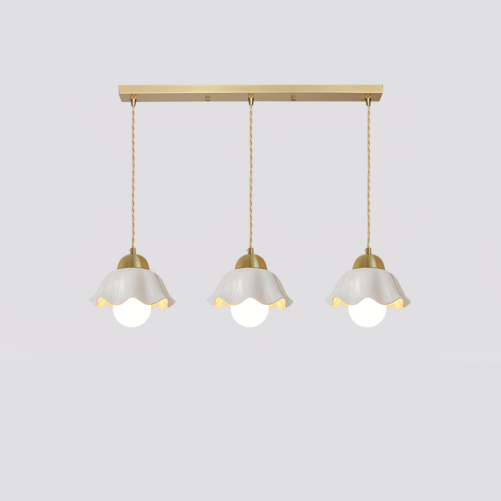 Ceramics Floral Pendant Light