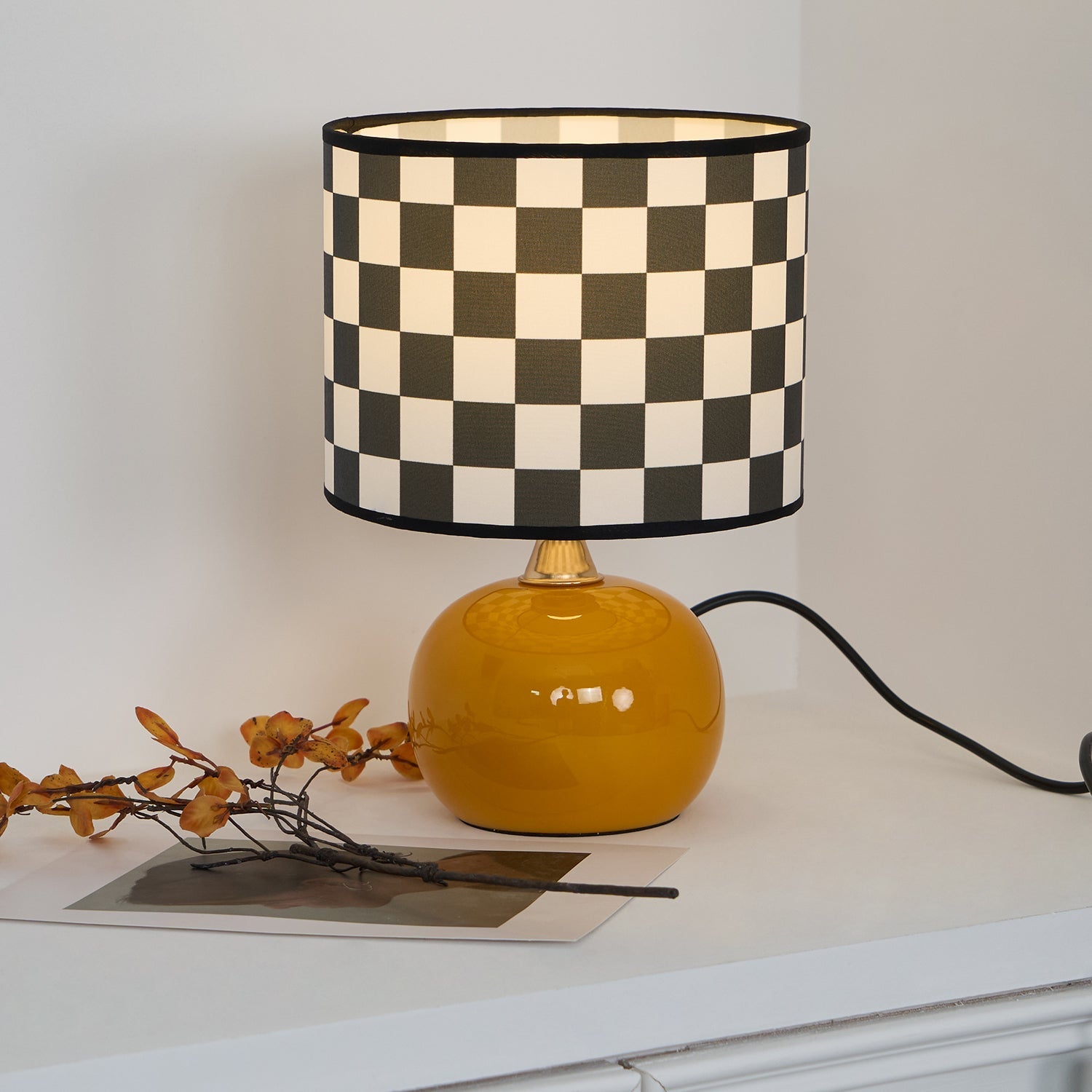 Checkerboard Table Lamp