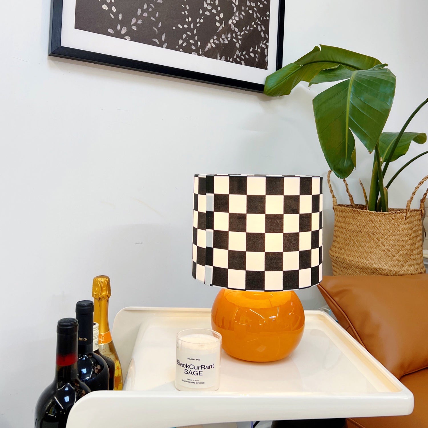 Checkerboard Table Lamp