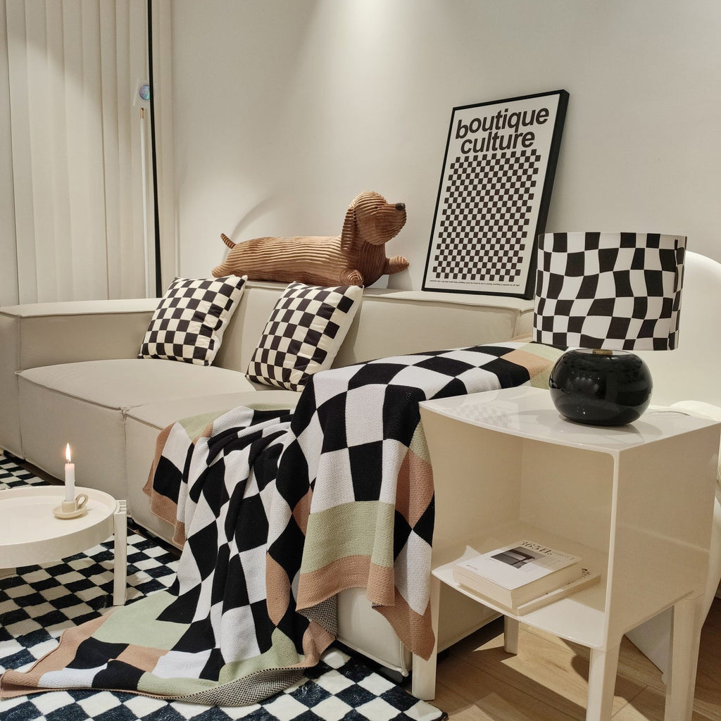 Checkerboard Table Lamp