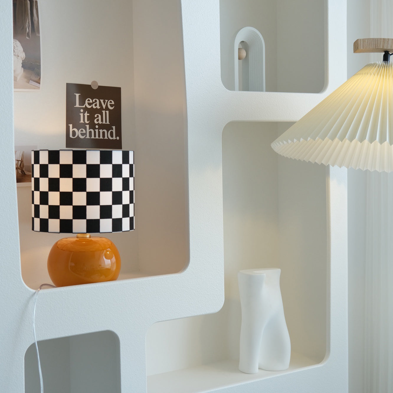 Checkerboard Table Lamp