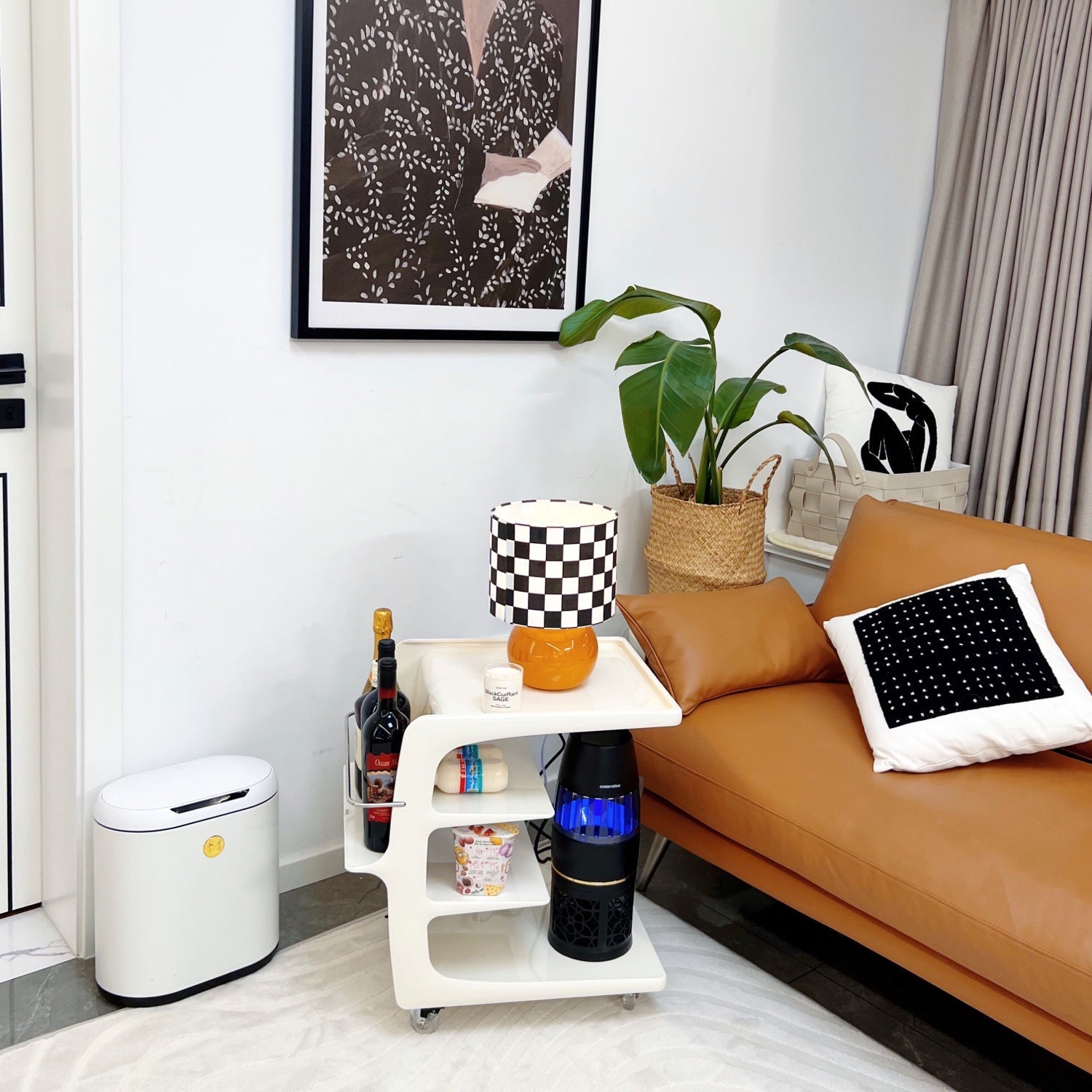 Checkerboard Table Lamp