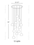 Cherry Crystal Pendant Light