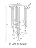 Cherry Crystal Pendant Light