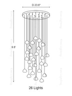 Cherry Crystal Pendant Light