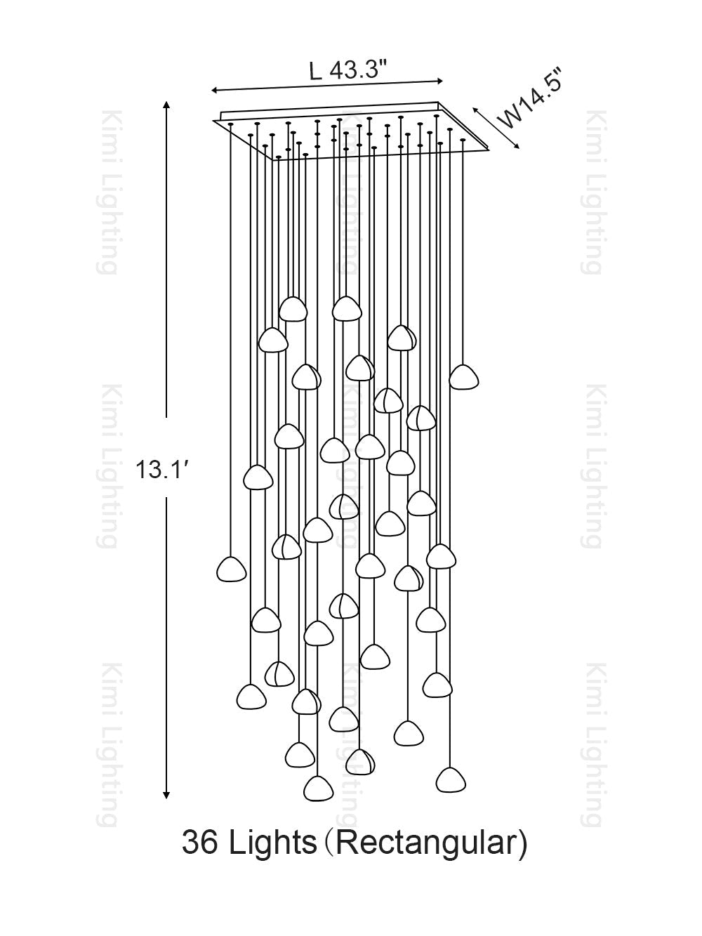 Cherry Crystal Pendant Light