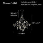 Adjustable Large Creativity Crystal Chandelier