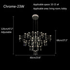 Adjustable Large Creativity Crystal Chandelier