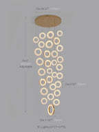 Circle Decorative Crystal Chandelier