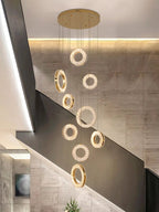 Circle Decorative Crystal Chandelier