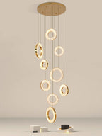 Circle Decorative Crystal Chandelier