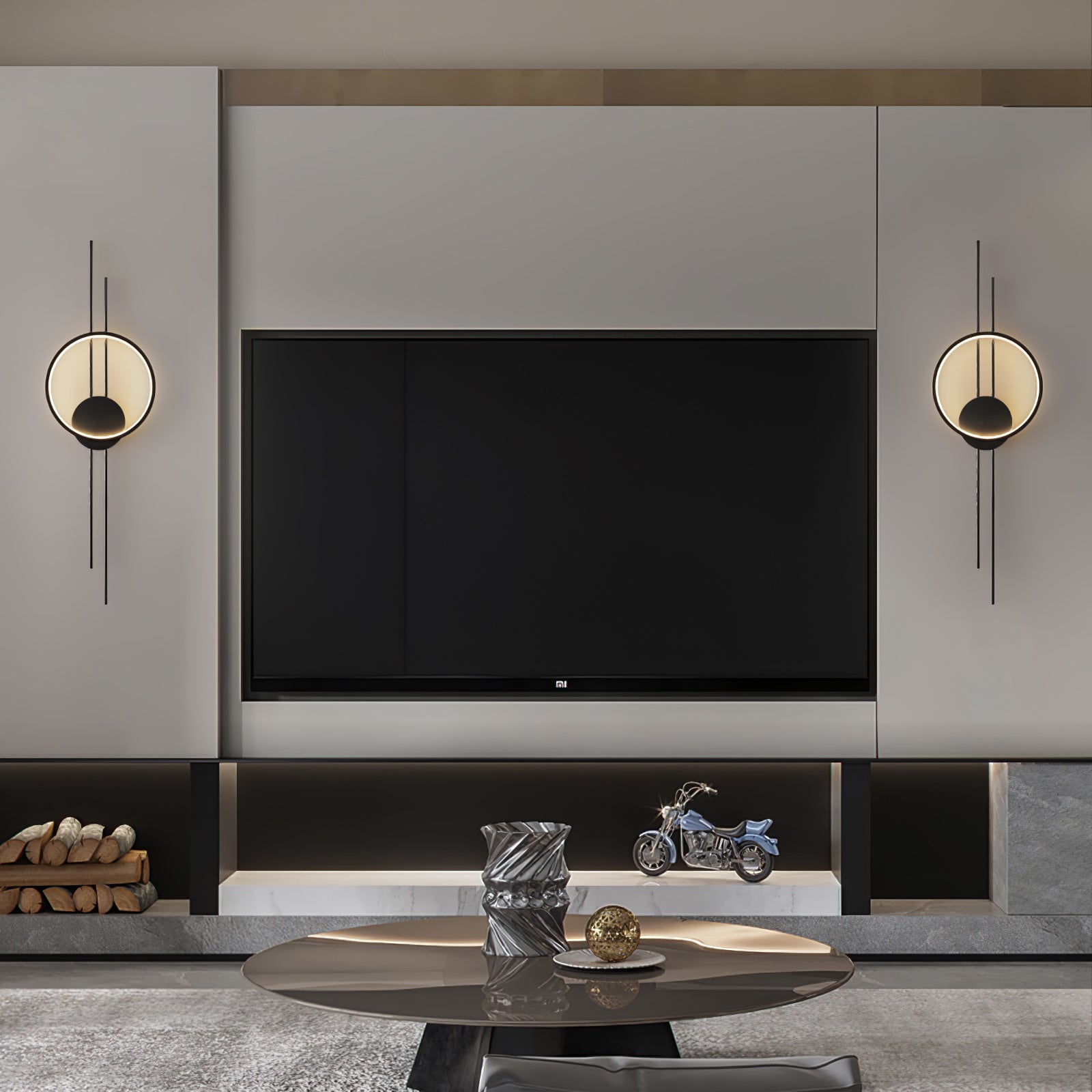 Circle And Line Wall Lamp