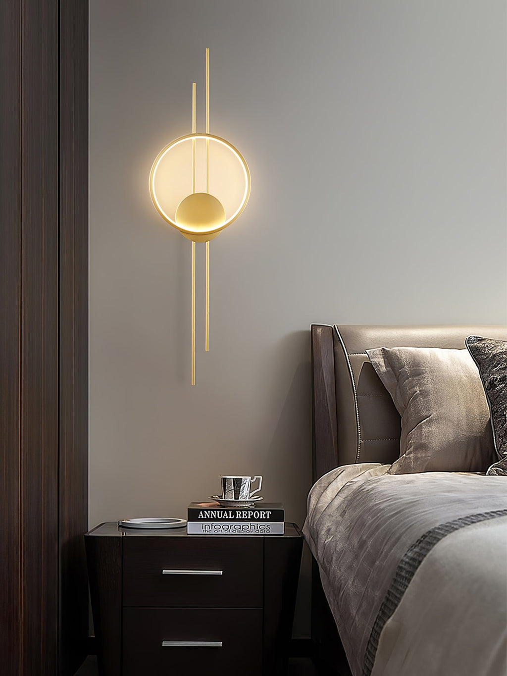 Circle And Line Wall Lamp