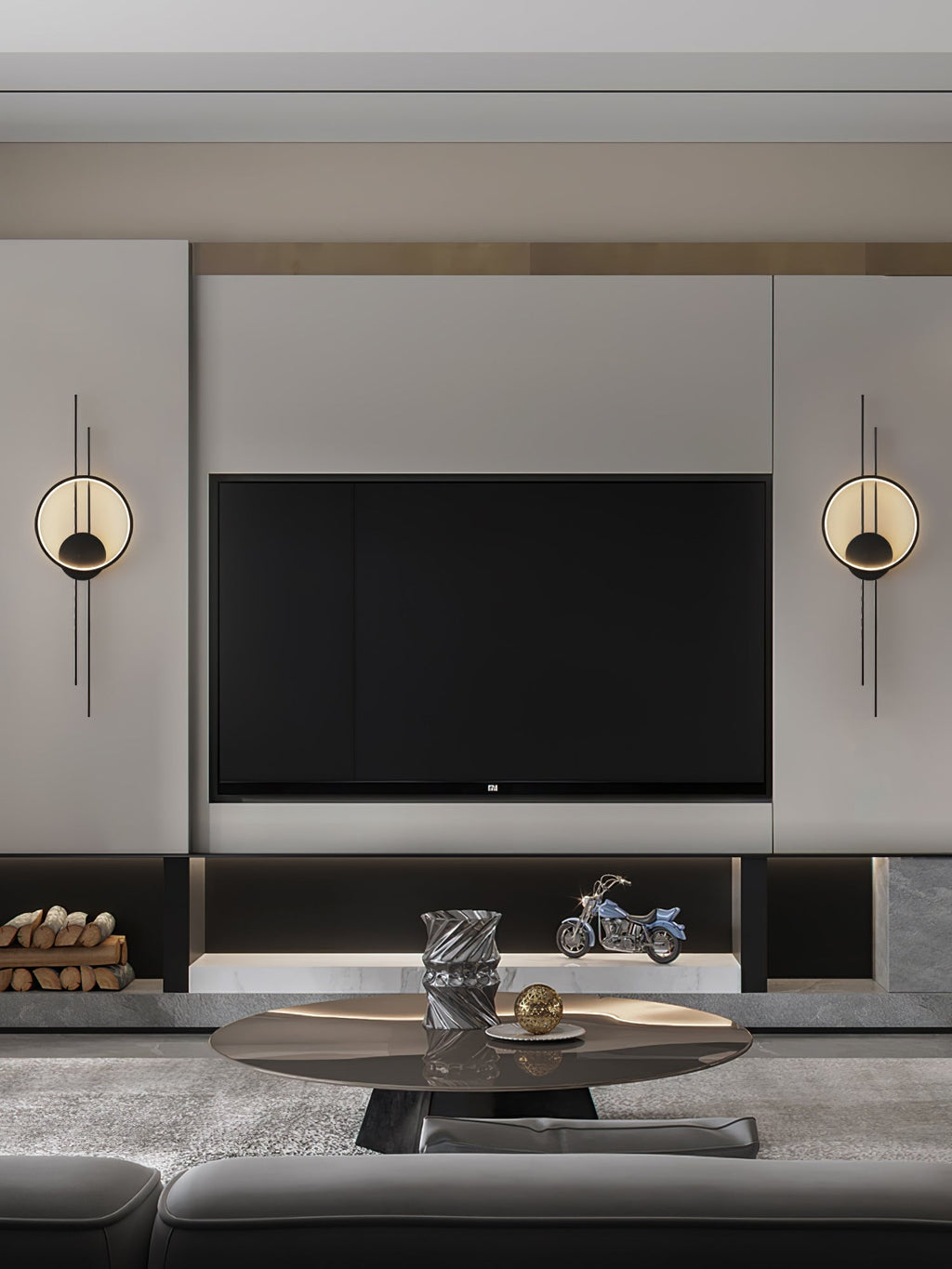 Circle And Line Wall Lamp