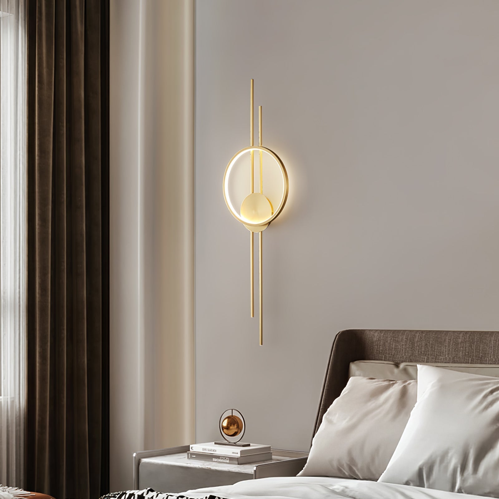 Circle And Line Wall Lamp