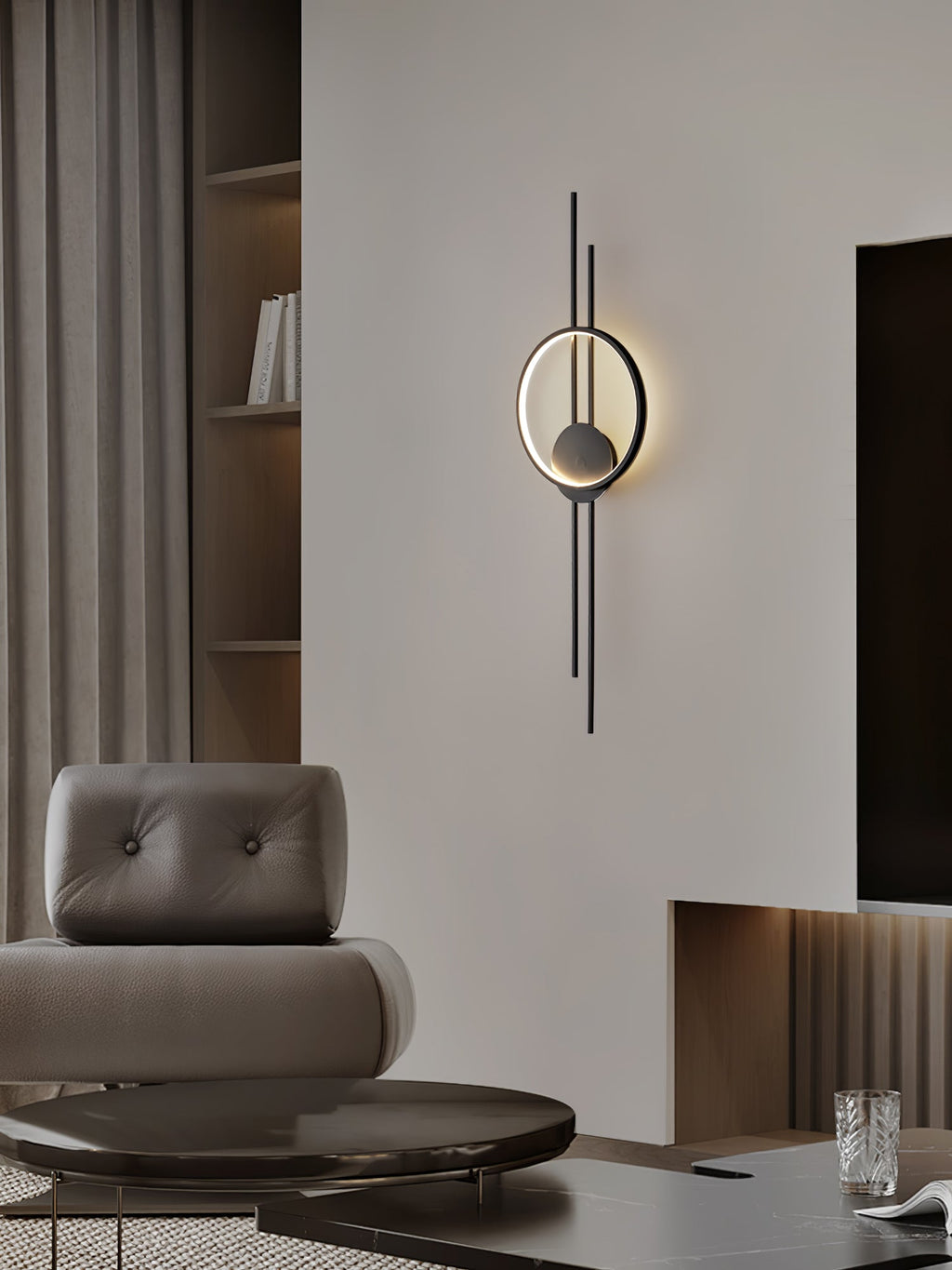 Circle And Line Wall Lamp