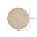 Circle Travertine Wall Lamp