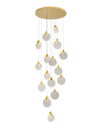 Bubble Crystal Staircase Pendant Light
