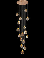 Bubble Crystal Staircase Pendant Light