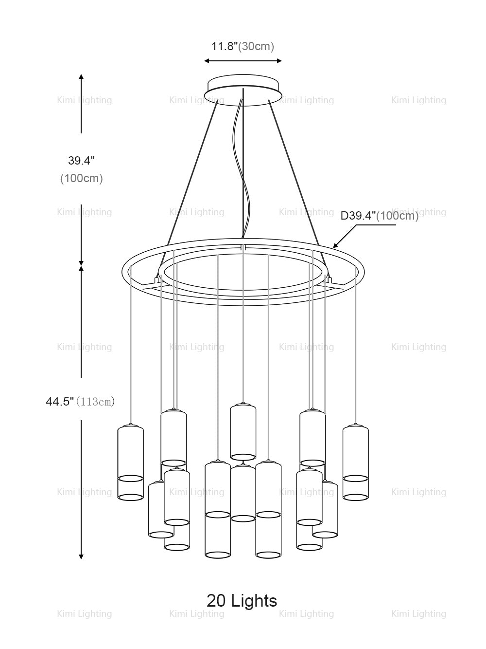 Cirio Glass Pendant Light