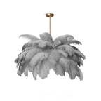 Ostrich Feather Chandelier Multiple Colors Available