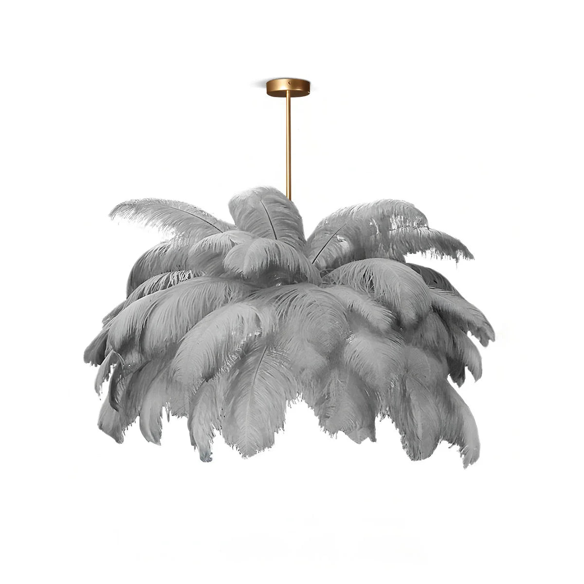 Ostrich Feather Chandelier Multiple Colors Available