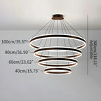 Circle Layered Living Room Chandelier